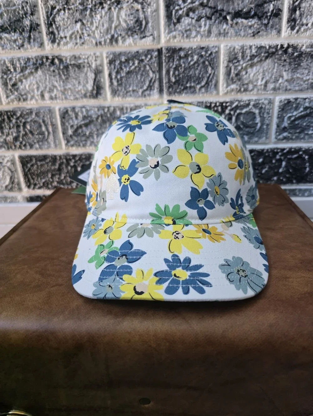 Kate Spade Women's Floral Print Baseball Cap One Size